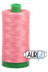 Aurifil Mako 40wt 2-ply Cotton 1000 m 1094 yd. spool - 4250 Flamingo